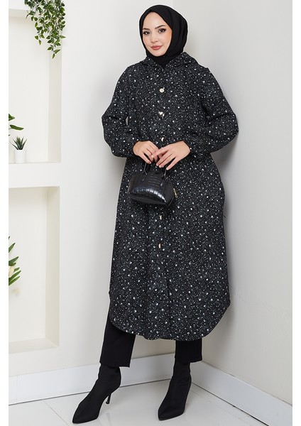 Algın Düğmeli Kaşe Kap 1631 - Gri fırsatları