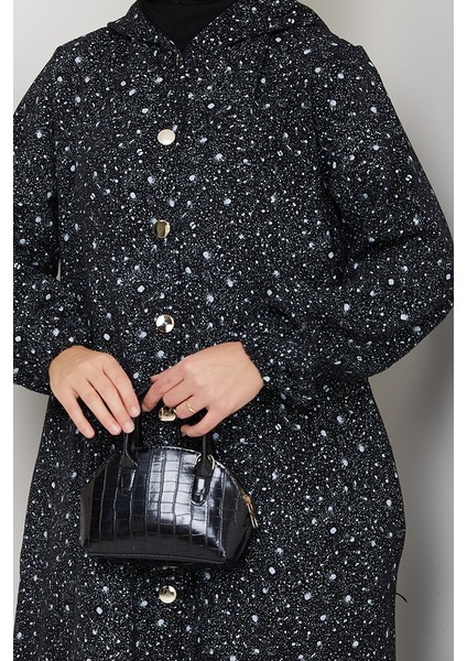 Algın Düğmeli Kaşe Kap 1631 - Gri indirimleri