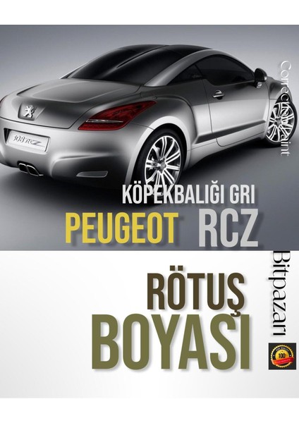 Peugeot Rcz Köpekbalığı Gri - Ktp - Rötuş Boyası 20 ml