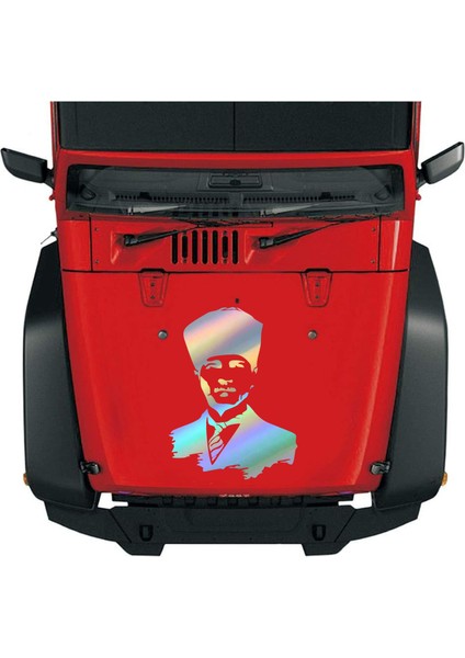 Atatürk Silüet Gazi Mustafa Kemal Büyük Türk Atatürk Başkomtan Sticker Araba Oto Motosiklet Karavan Sticker 00008 modelleri