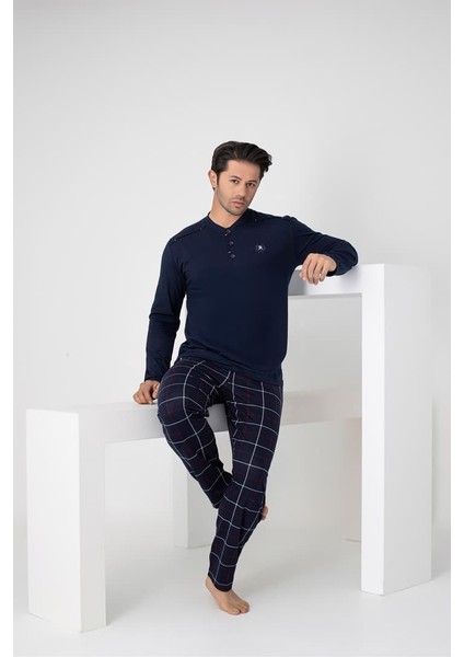 Erkek Ekose Pijama modelleri