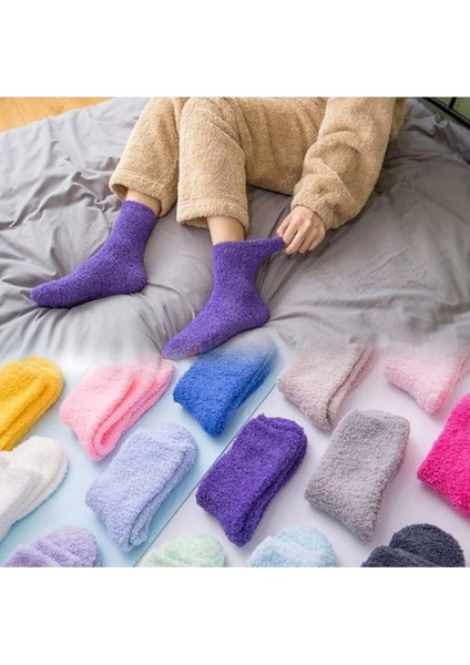 3 Çift Sonbahar ve Kışlık Kadın Havlu Çorap Seti (Extra Yumuşak) fiyatları