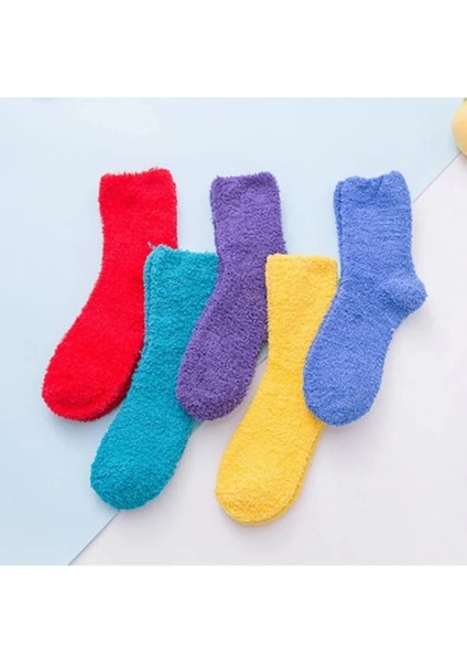 3 Çift Sonbahar ve Kışlık Kadın Havlu Çorap Seti (Extra Yumuşak) modelleri