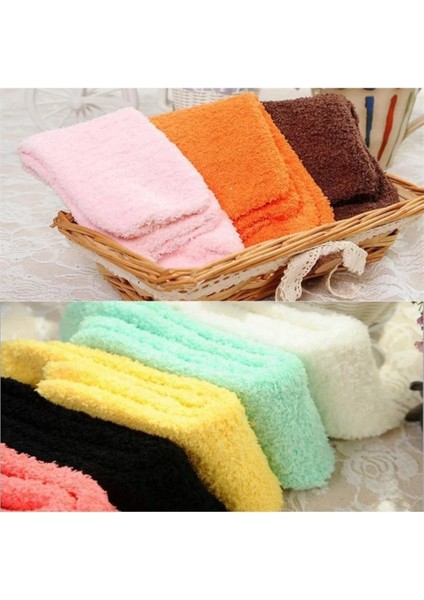 3 Çift Sonbahar ve Kışlık Kadın Havlu Çorap Seti (Extra Yumuşak) indirimleri