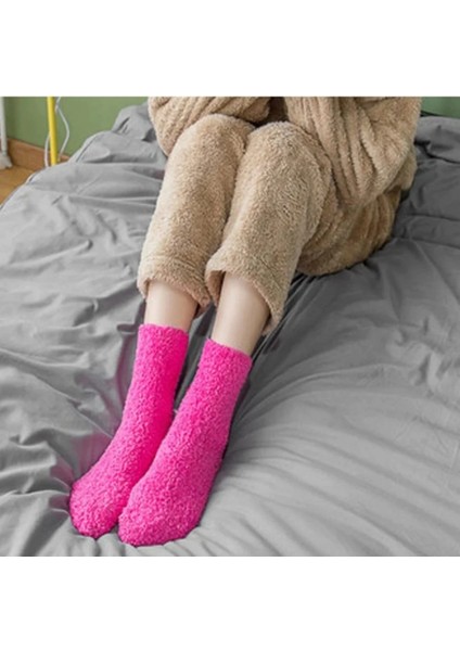 3 Çift Sonbahar ve Kışlık Kadın Havlu Çorap Seti (Extra Yumuşak)