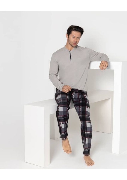 Erkek Ekose Pijama modelleri