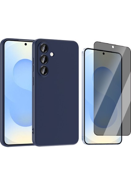 Samsung Galaxy S25 Fe Kılıf Zore Mara Lansman Kapak + Hayalet Ekran Koruyucu