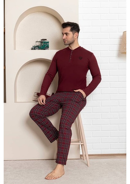 Erkek Ekose Pijama modelleri