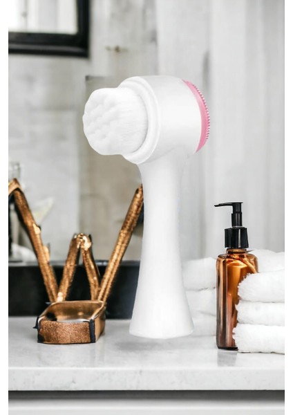 3'lü Set Spor Yoğa Makyaj Havlu Saç Bandı Çift Taraflı Yüz Temizleme Fırçası Cilt Bakım Maskesi Seti modelleri