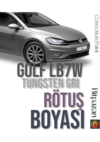 Vw Polo, Golf - LB7W - Tungsten Gri - Profesyonel Rötüş Boyası