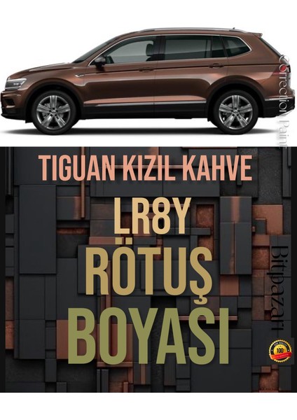 Volkswagen Tıguan LR8Y Kızıl Kahve - Orjinal Rötuş Boyası 25ML Fırçalı Şişe Set