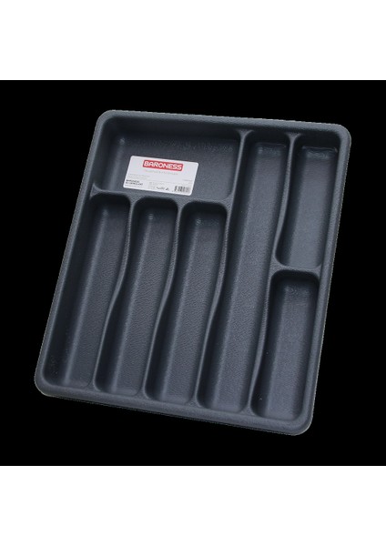 Gri - 7 Bölmeli Çekmece Içi Kaşıklık (5148)