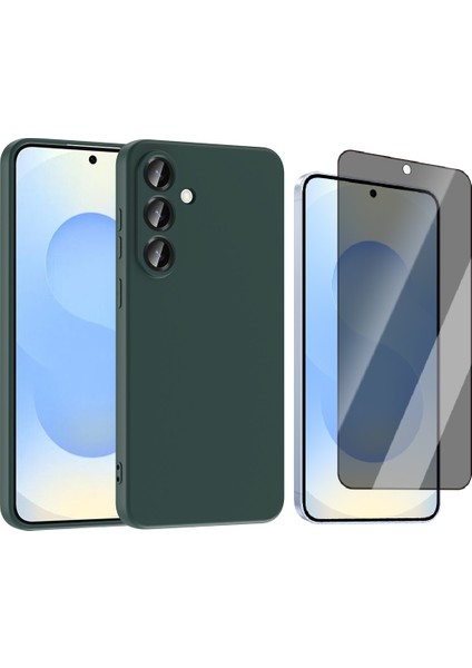 Samsung Galaxy S25 Fe Kılıf Zore Mara Lansman Kapak + Hayalet Ekran Koruyucu