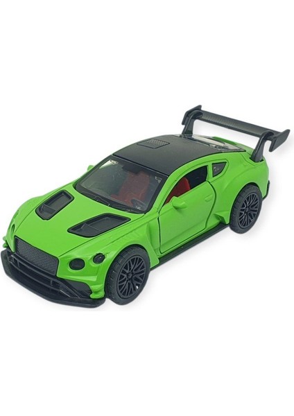 Çek Bırak Metal Arabalar cm - 3671C - Yeşil