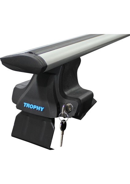 Trophybars Kilitlenebilir (120 Cm) Gri Ara Atkı - Skoda Superb B5 3u (2001-2008) Sedan ile Uyumlu Tavan Barı modelleri