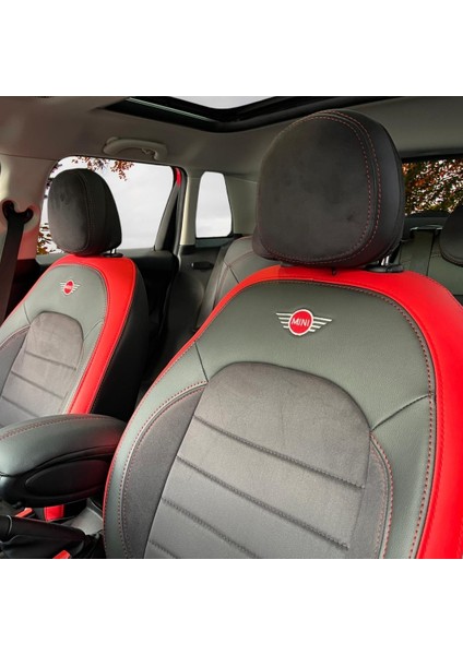 Mini Cooper Classıc Araca Özel Oto Koltuk Kılıfı - Alkantara ve Deri fiyatları