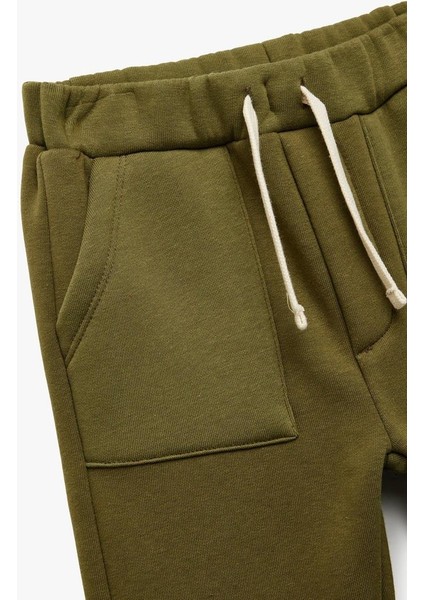 Erkek Bebek Beli Bağcıklı Cep Detaylı Jogger Eşofman Altı (Aw 25) modelleri