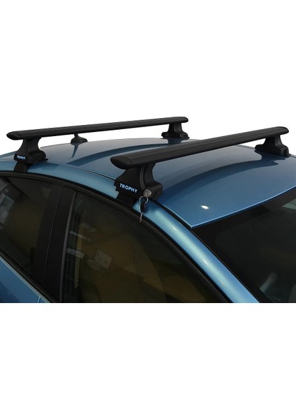 Trophybars Kilitlenebilir (120 Cm) Siyah Ara Atkı - Chevrolet Cruze (2011 Sonrası) Hatchback ile Uyumlu Tavan Barı modelleri