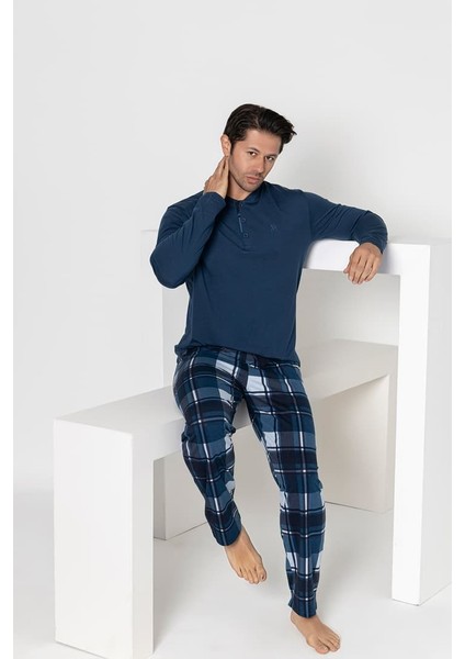 Erkek Ekose Pijama modelleri