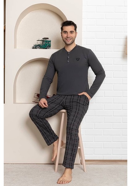 Erkek Ekose Pijama modelleri