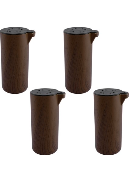 (4 Adet) Plastik Terra Kubik Kestane Kahvesi 15 cm Mobilya Kanepe Koltuk Baza Yükseltme Ayak Ayağı indirimleri