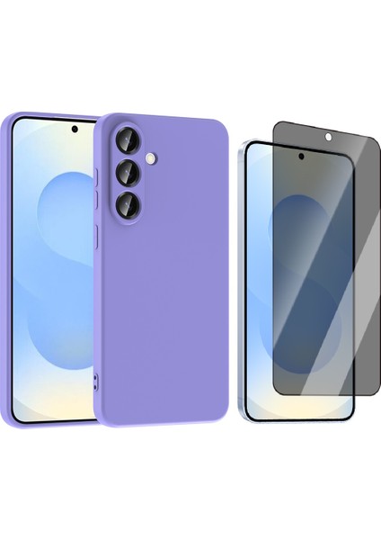 Samsung Galaxy S25 Fe Kılıf Zore Mara Lansman Kapak + Hayalet Ekran Koruyucu