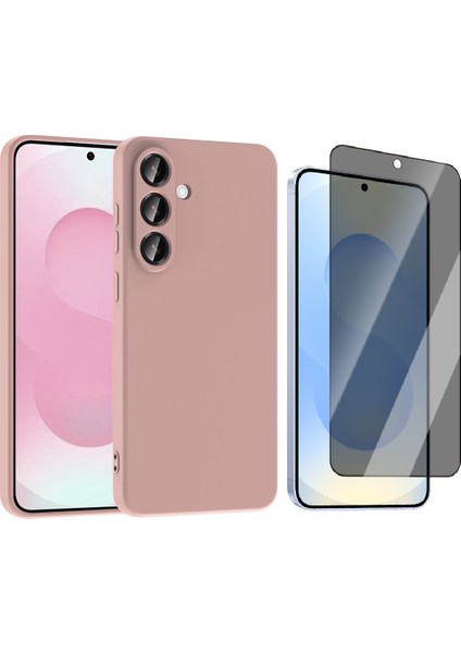 Samsung Galaxy S25 Fe Kılıf Zore Mara Lansman Kapak + Hayalet Ekran Koruyucu