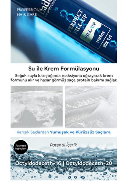 Konsantre Saç Bakım Serumu Zengin Kolajen ve Amino Asit İçeriği 13 ml