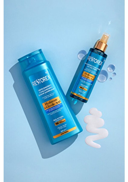 Hyaluronic ve Glycolic Asitli Sıvı Saç Kremi 200 ml Parlak ve Sağlıklı Saçlar için fırsatları