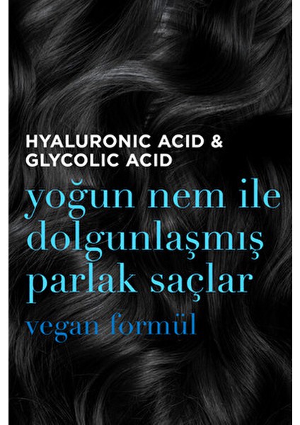 Hyaluronic ve Glycolic Asitli Sıvı Saç Kremi 200 ml Parlak ve Sağlıklı Saçlar için