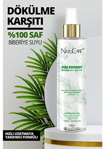 Saf Biberiye Suyu 150 ml Saç Bakımında Yeni Saç Oluşumunu Destekler modelleri