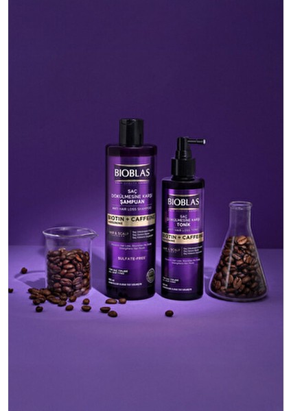 Saç Bakım Toniği Kafein ve Biotin İçerikli 200 ml Saç Dökülmesine Karşı modelleri