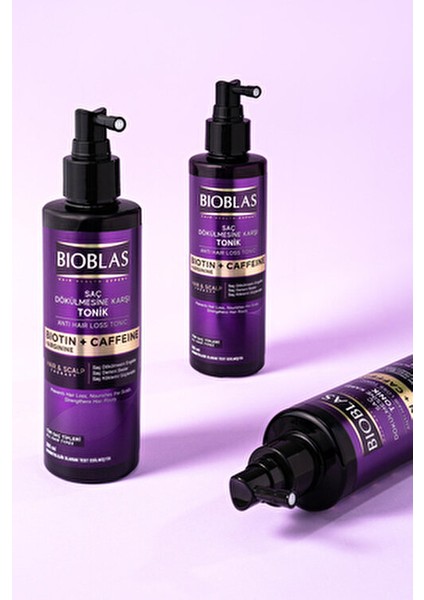 Saç Bakım Toniği Kafein ve Biotin İçerikli 200 ml Saç Dökülmesine Karşı