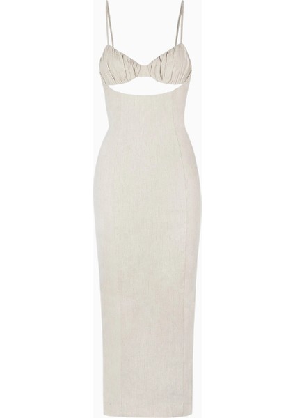 Özel Dikim Keten Büstiyer Uzun Kadın Elbise fiyatları