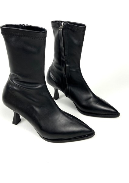 Streç Bot 6 cm Ince Topuklu 01603 fiyatları