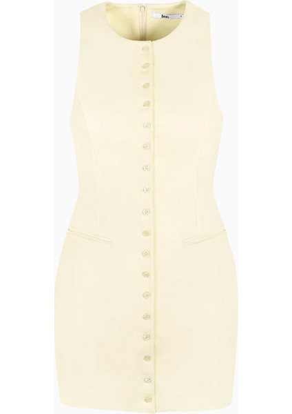 Tailored Button Down Mini Dress Kadın Elbise fiyatları
