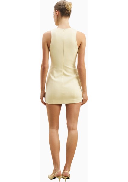 Tailored Button Down Mini Dress Kadın Elbise modelleri