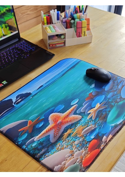 55X45 cm Çakıl Deniz Yıldızı Kaydırmaz Taban Speed Yüzey Oyuncu Mouse Pad Gaming Pad modelleri