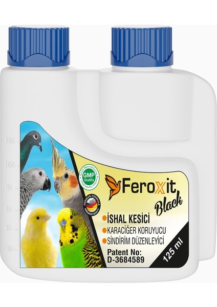 Kuşlar Için Kür 30 Günlük ( Üreme Sezonu ve Sonrası Için ) Tüm Kuştürleri Feroxit 4ADET125ML fırsatları