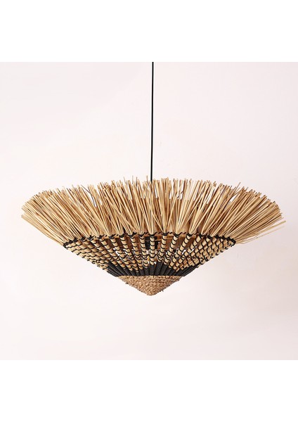 Mylamp Savanna El Yapımı Mendong Avize 75X35 cm