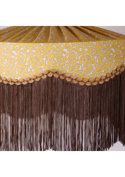 Mylamp Zarafet Saçaklı Kumaş Avize 50X30 cm fırsatları