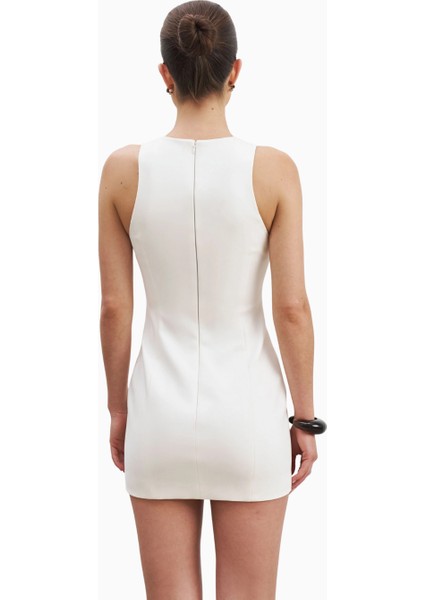 Tailored Button Down Mini Dress Kadın Elbise fiyatları
