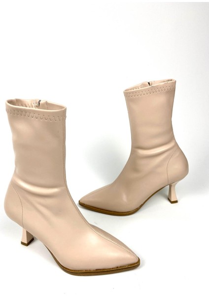 Streç Bot 6 cm Ince Topuklu 01603 fiyatları