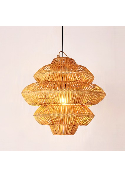 Mylamp Rattan Lucy Aydınlatma 50X50 cm El Yapımı Doğal Avize fiyatları