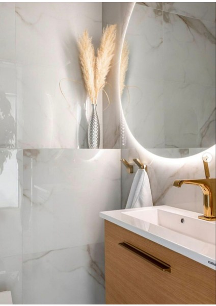 60 cm Gün Işığı LED Dekoratif Banyo Aynası modelleri