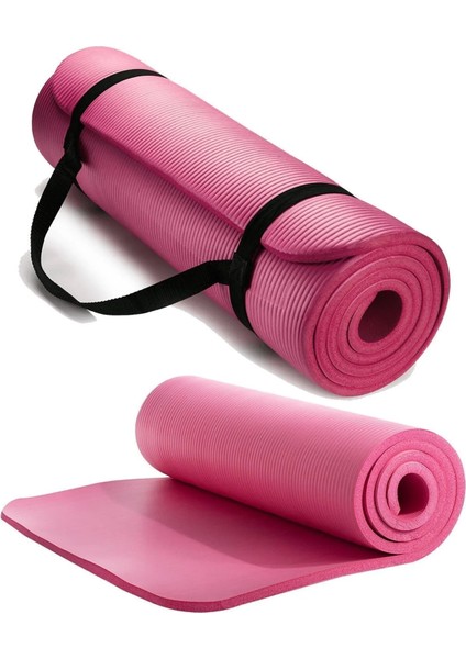 15 mm Sırtta Taşıma Askılı Pilates Minderi 1.5 cm Pilates Matı Yoga Aerobik Egzersiz Minderi 1,5 cm