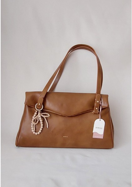 261SY918 Model Sarach Marka Taba Renk Omuz Çantası