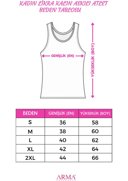 Kadın Beyaz Pamuklu Likralı Kalın Askılı Atlet 3'lü Paket Esnek ve Yumuşak Kumaş