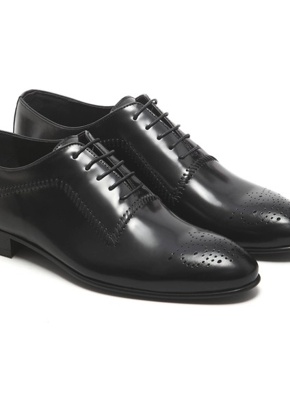 Siyah Deri Klasik Ayakkabı