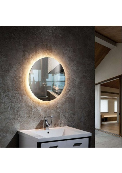 80 cm Gün Işığı LED Dekoratif Banyo Aynası